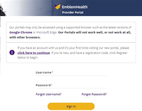 emblemhealth portal login for administrators